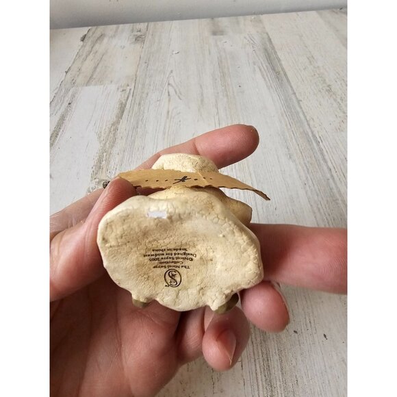 Vintage Nicole sayre cherub angel ornament fairy glitter sparkle Xmas decor tree - Picture 4 of 14